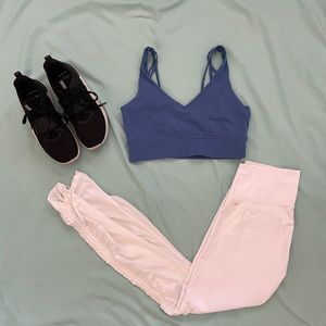 White Fabletics Leggings